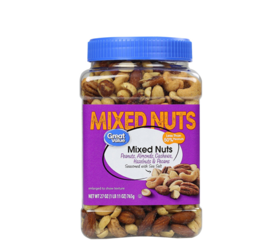 Great Value Mixed Nuts with Peanuts-500g