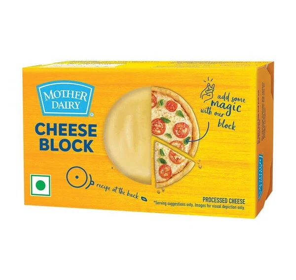 Mother Dairy Processed Cheese Block 200 g